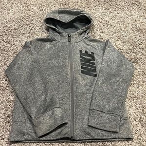 Boys grey nike light weight jacket